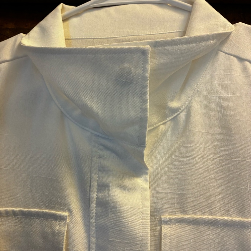 Super Cute Mid-Weight White Jacket by Mud Pie - Picture 6 of 8